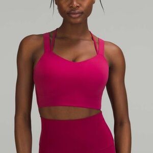 lululemon athletica Fuchsia Cross-Back Sports Bra